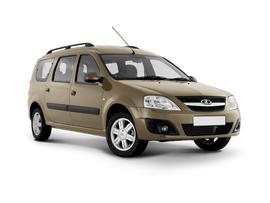 Lada Largus 5 мест Цвет: Серо-бежевый Серый базальт